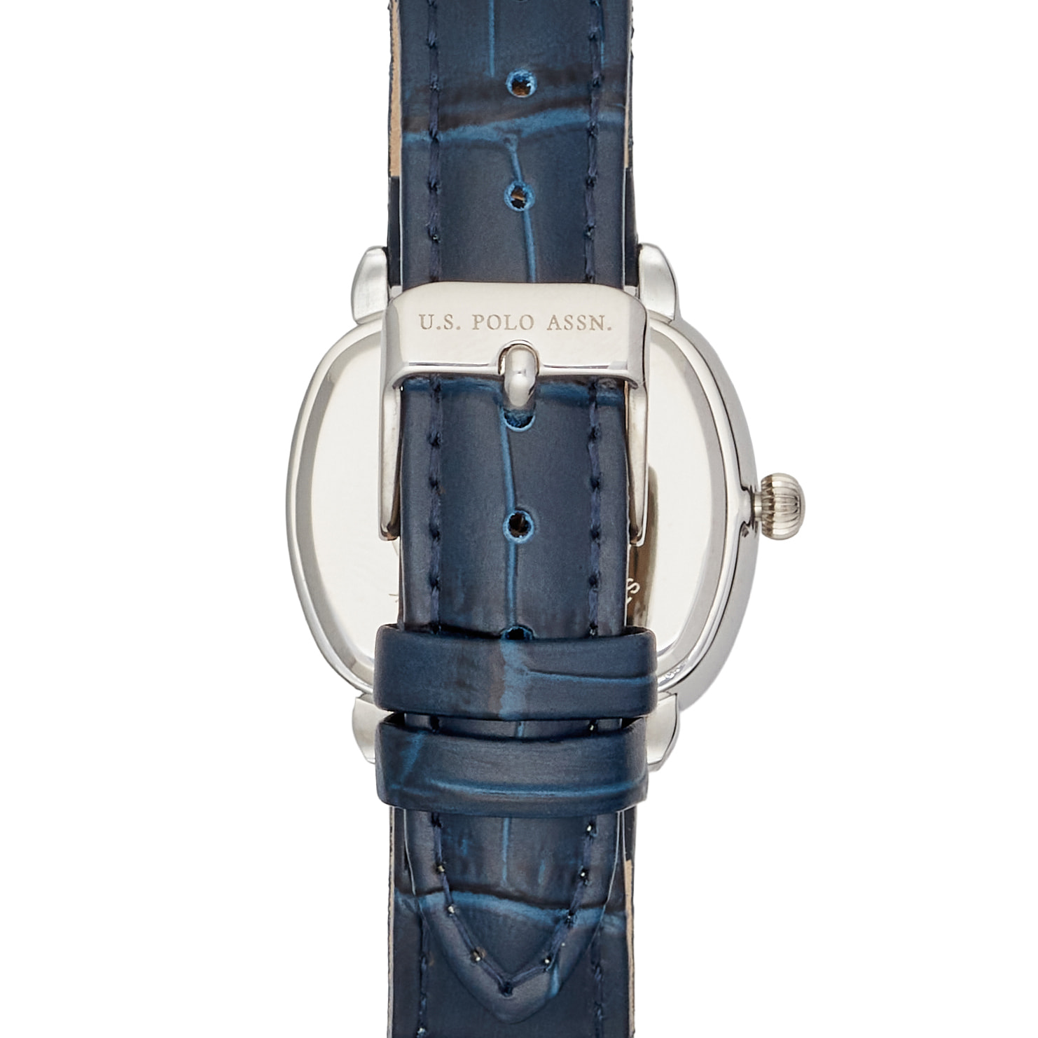 Orologio U.S. Polo Assn. in pelle blu