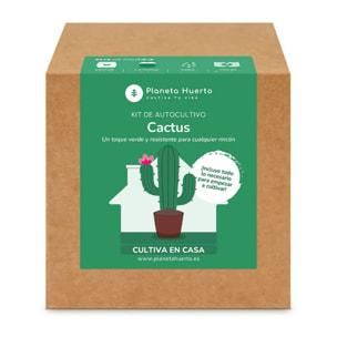 Kit de autocultivo Cactus Planeta Huerto