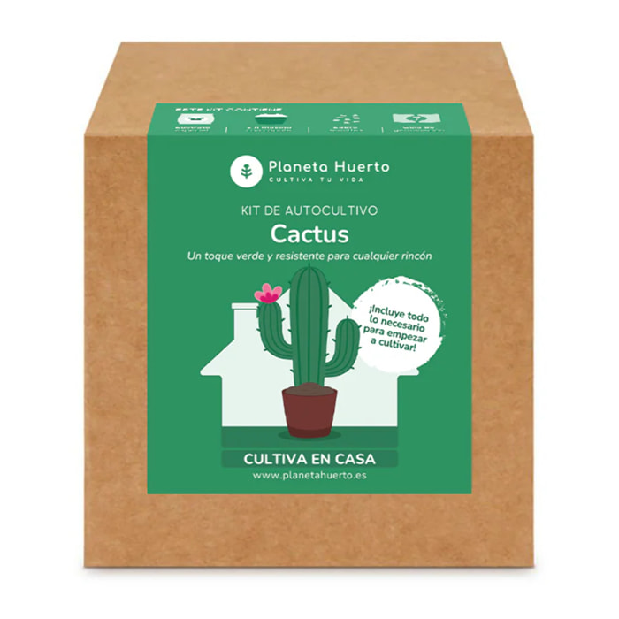 Kit de autocultivo Cactus Planeta Huerto