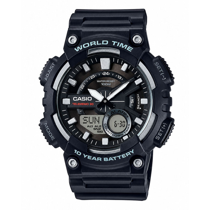 Reloj Casio AEQ-110W-1A Hombre Digital Cuarzo con Correa de Resina