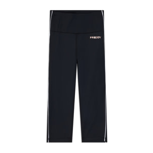 Leggings sport corsaro vita super alta e profili a contrasto