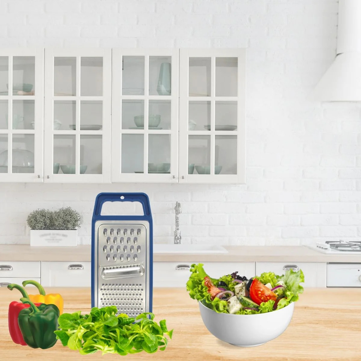 Set de 2 râpes à légumes en acier inoxydable Fackelmann Elemental