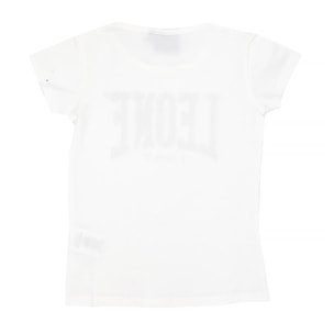 Camiseta de manga corta de niña con logo grande foil