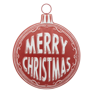 Boule de noël "Merry Xmas" en métal H50cm