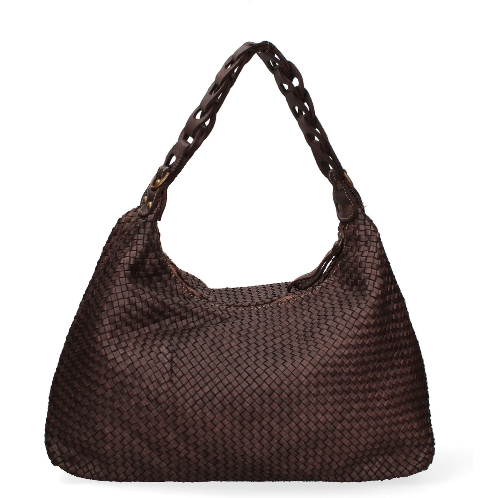 Borsa a spalla da donna - Modello Asteria - Vera pelle - 46.0 x 33.0 x 15.0 cm