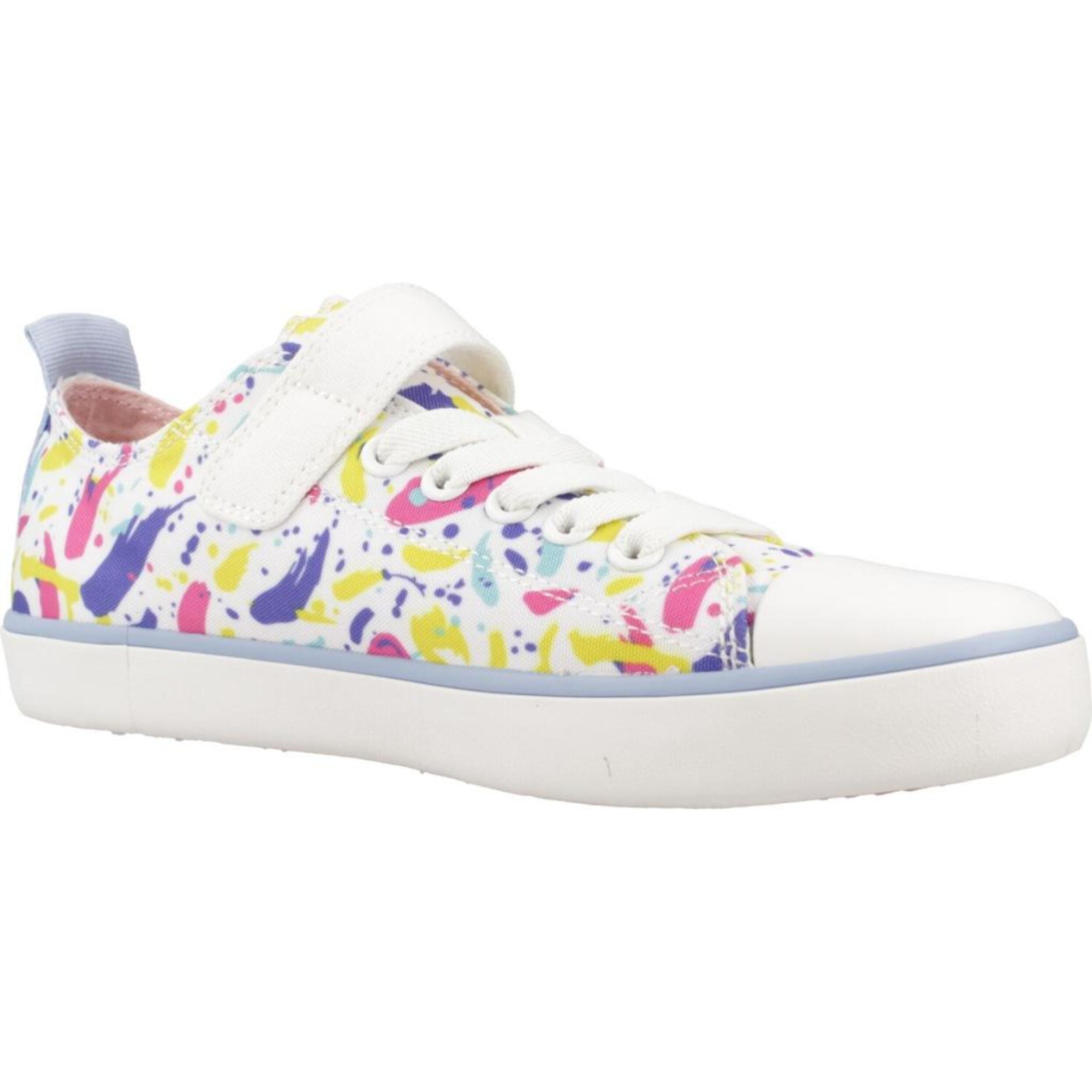 Zapatillas Niña de la marca GEOX  modelo J GISLI GIRL BLANCO