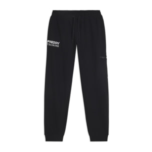 Pantaloni regular con tasca zip sulla gamba