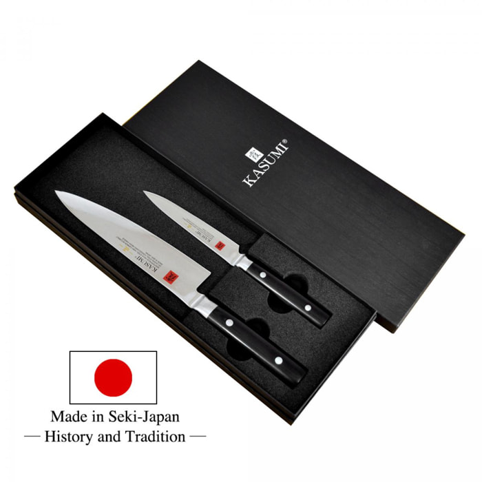 Coffret 2 couteaux japonais Kasumi Masterpiece