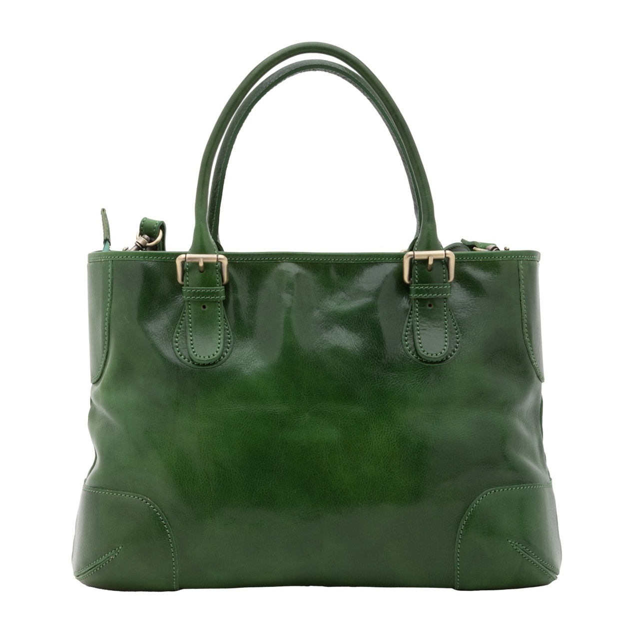 Borsa a tracolla da donna - Modello False - 100% pelle - 28.0 x 43.0 x 16.0 cm