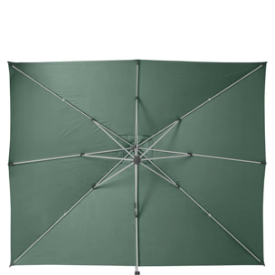 Toile de parasol "Equador" vert olive 4x3m en polyester
