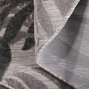 Tapis extérieur tissé kilim rond SULU