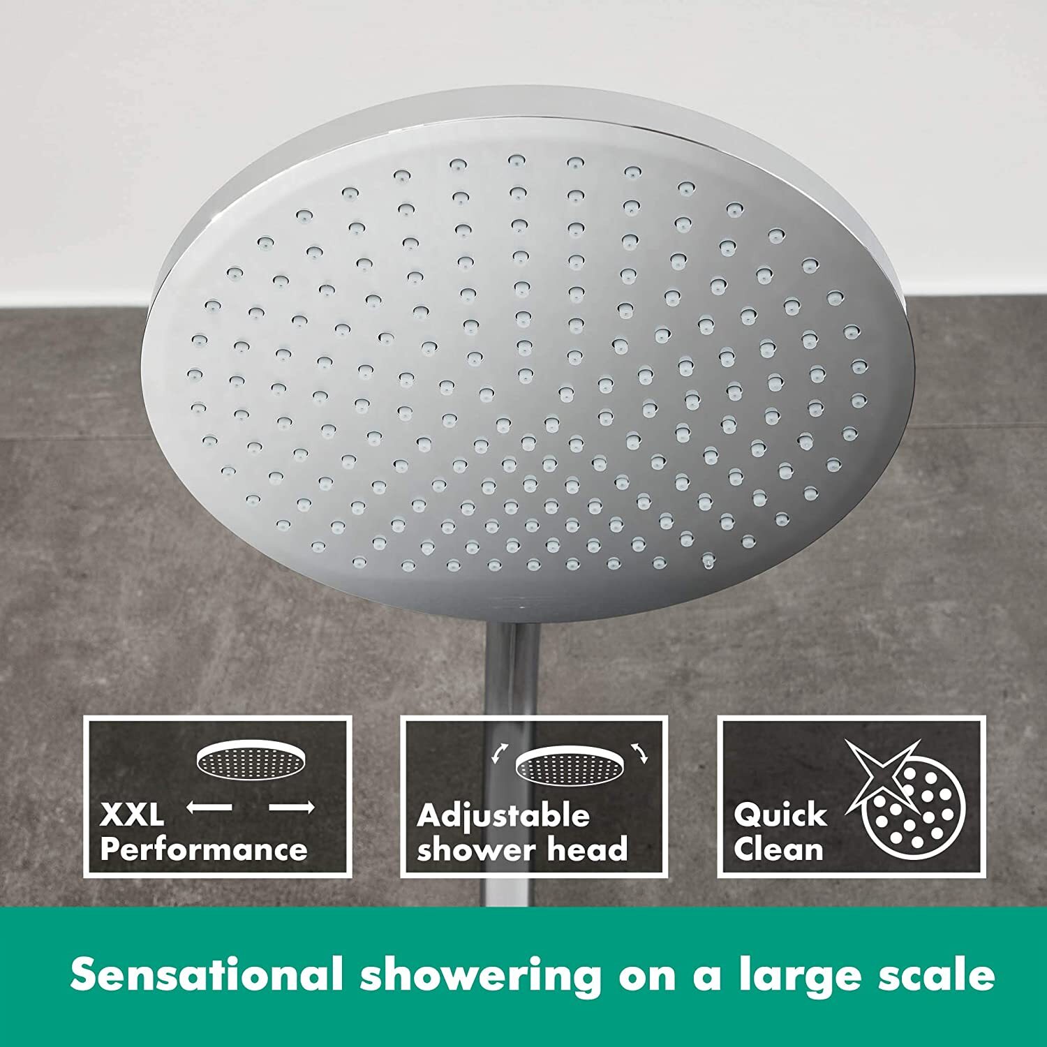 Colonne de douche 240 mitigeur mécanique chromé Crometta S