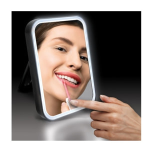 Miroir Lumineux à Led ANIA Noir mat MSV