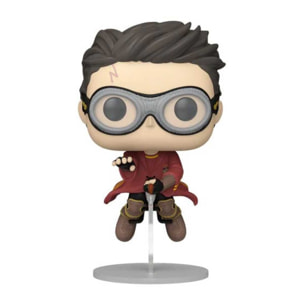 Harry Potter Pop! Figure in Vinile Harry con Scopa da Quidditch 9 Cm Funko