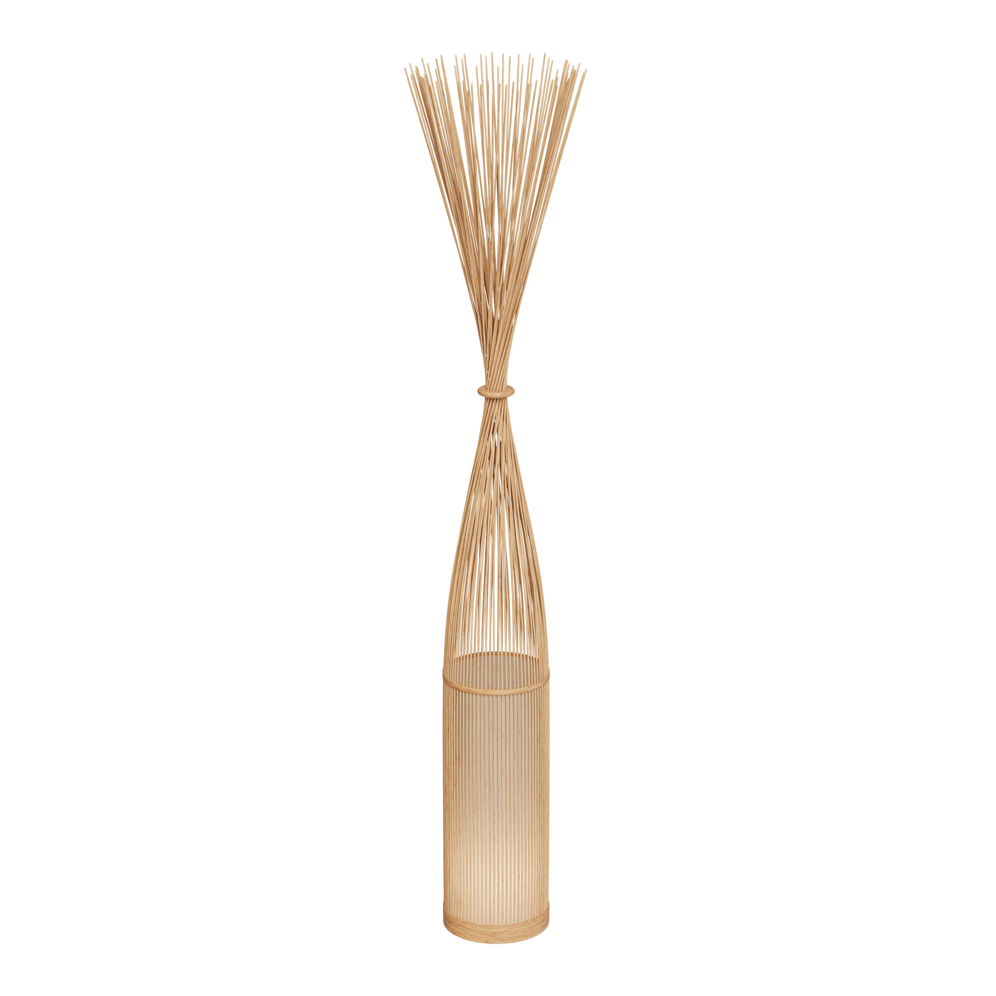 Lampadaire en bambou naturel - Huron