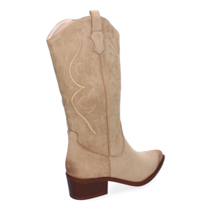 Bota de Mujer Estilo Cowboy con Detalles Elegantes y Comodidad para el Día a Día, Perfectas para Salidas Informales o Eventos Especiales, Diseño Clásico que Aporta un Toque Chic