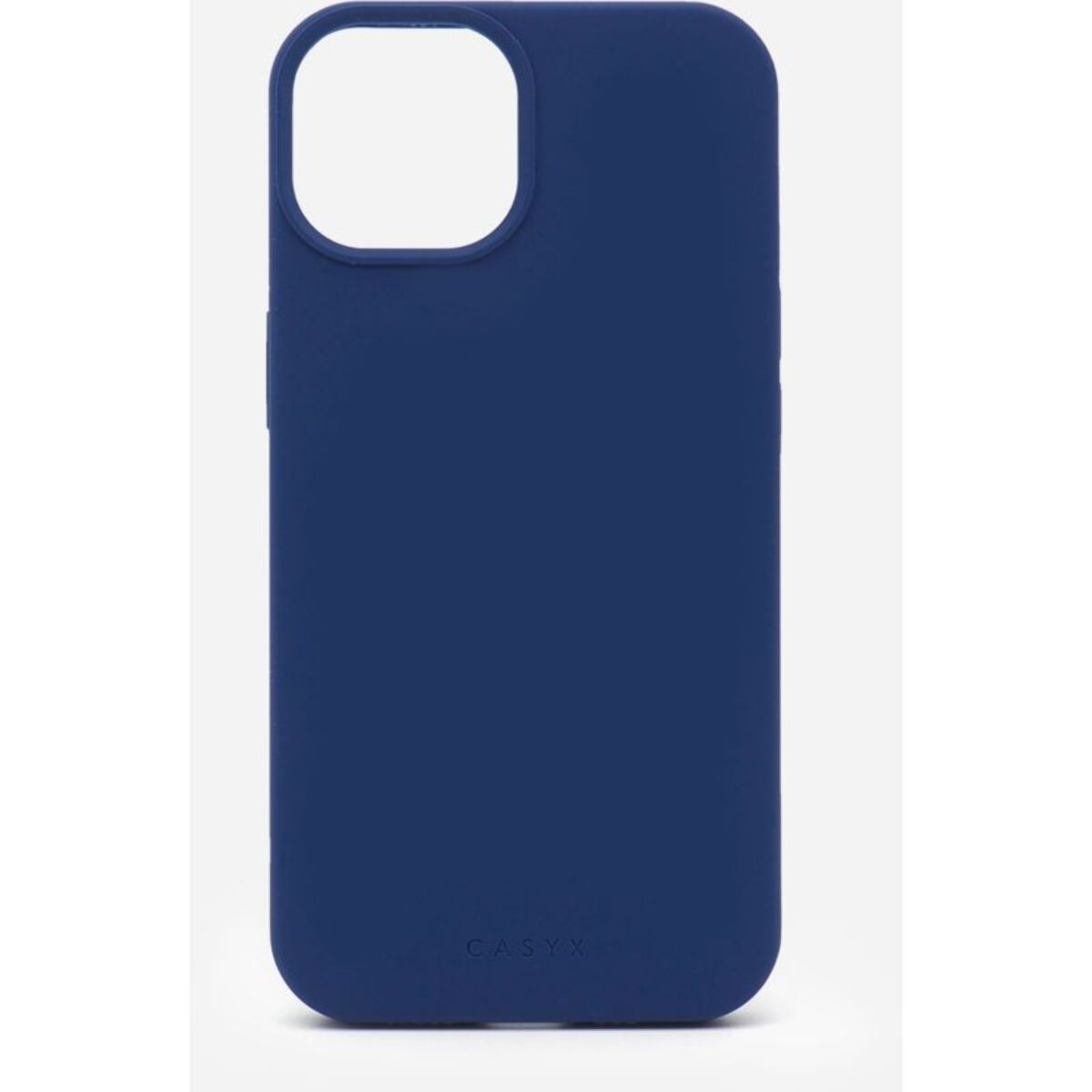 Coque CASYX iPhone 15 Plus Magsafe sill. Bleu Cobalt