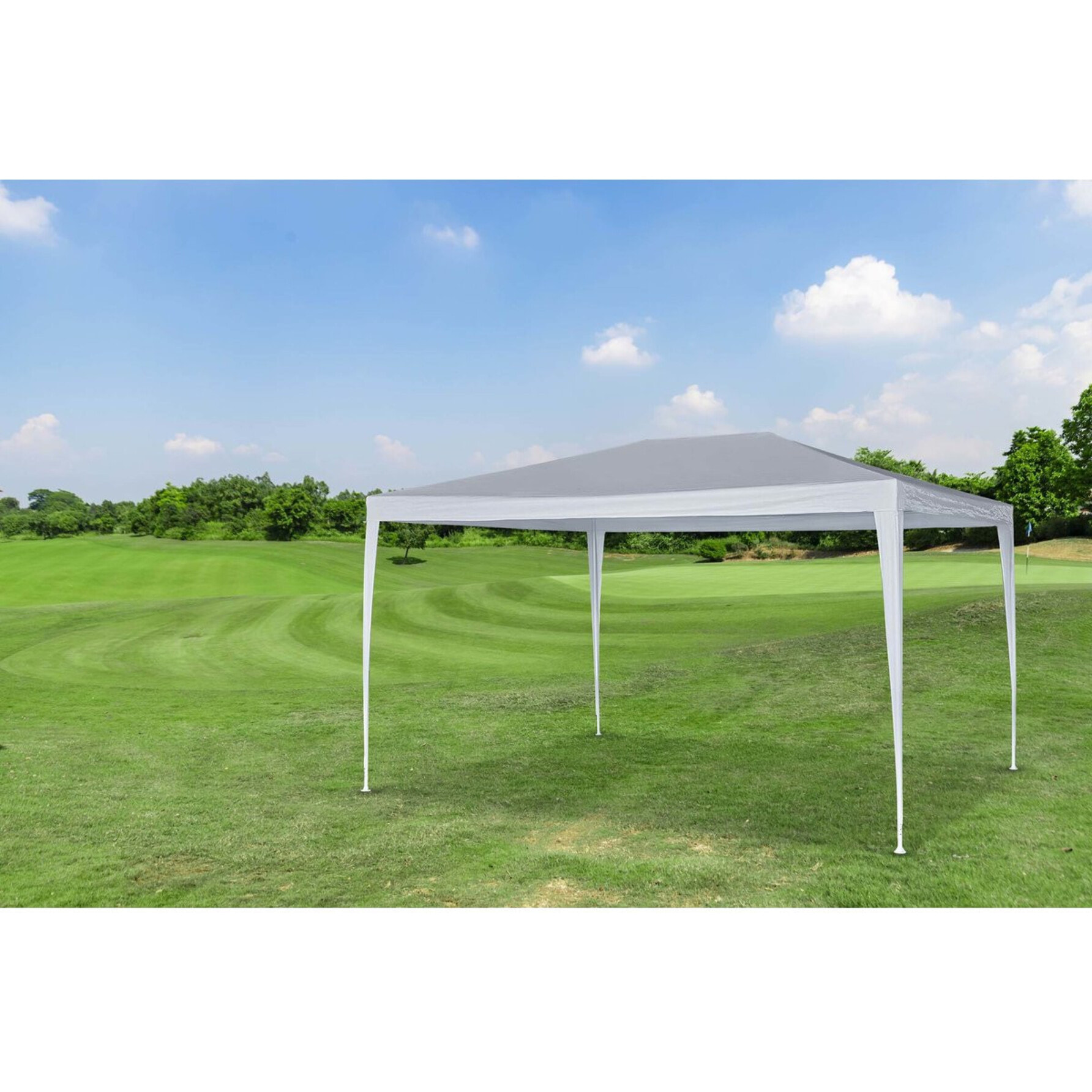 Tonnelle de jardin "Natacha 4" - 12 m² - 3 x 4 m - Blanc