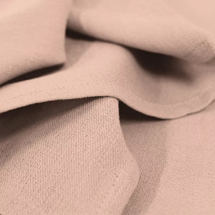 Serviette pur coton motif jacquard rose orange Bastide papaye