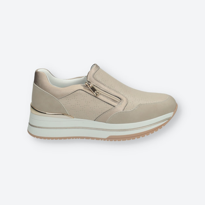 Sneakers Donna Tata Italia Beige