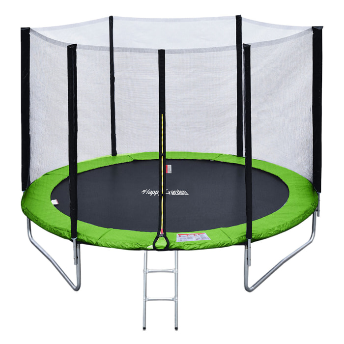 Trampoline réversible avec accessoires - Vert