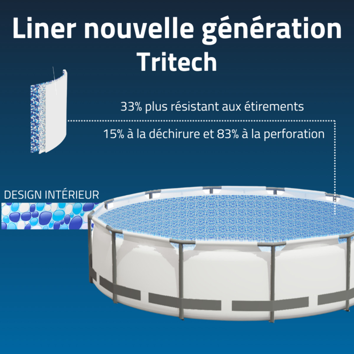 Bestway Piscine hors sol tubulaire ronde Bestway Steel Pro Max 457 x 122 cm gris clair