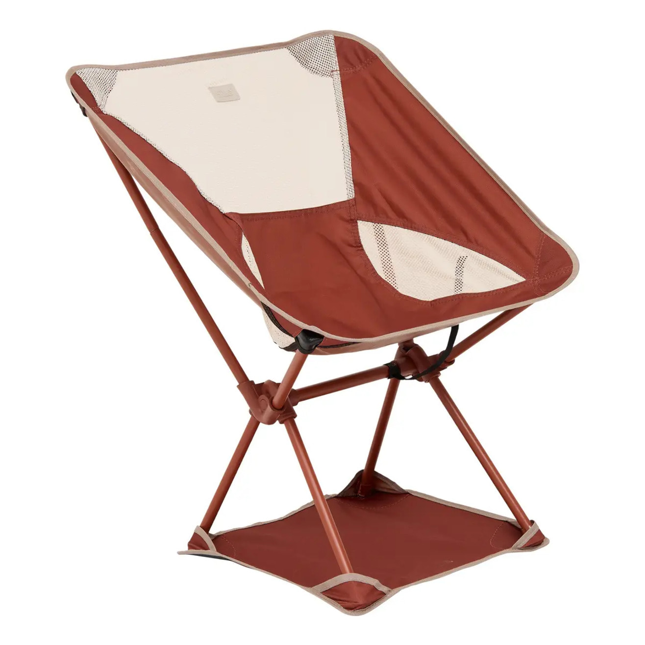 Chaise camping pliable terracotta