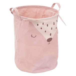Sac de rangement biche rose D32cm