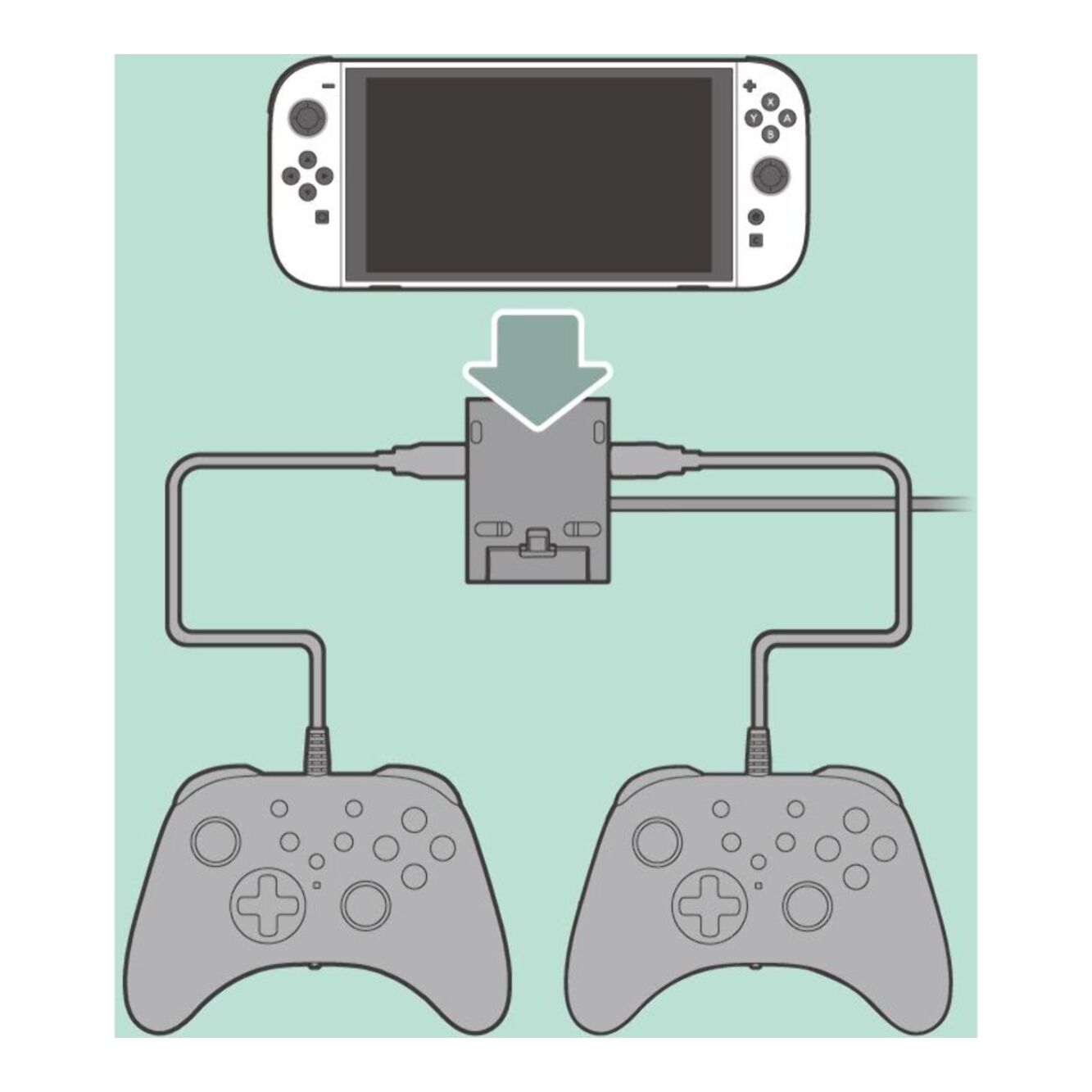 Support console HORI PlayStand à double USB Nintendo Switch 2