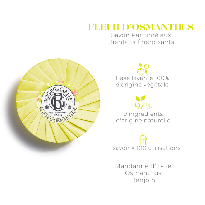 Fleur d'Osmanthus - Savon Bienfaisant 100g