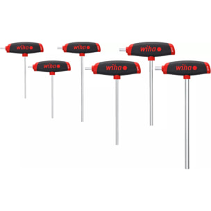 Jeu de tournevis hexagonaux avec ComfortGrip, 6 pièces WIHA - 26247