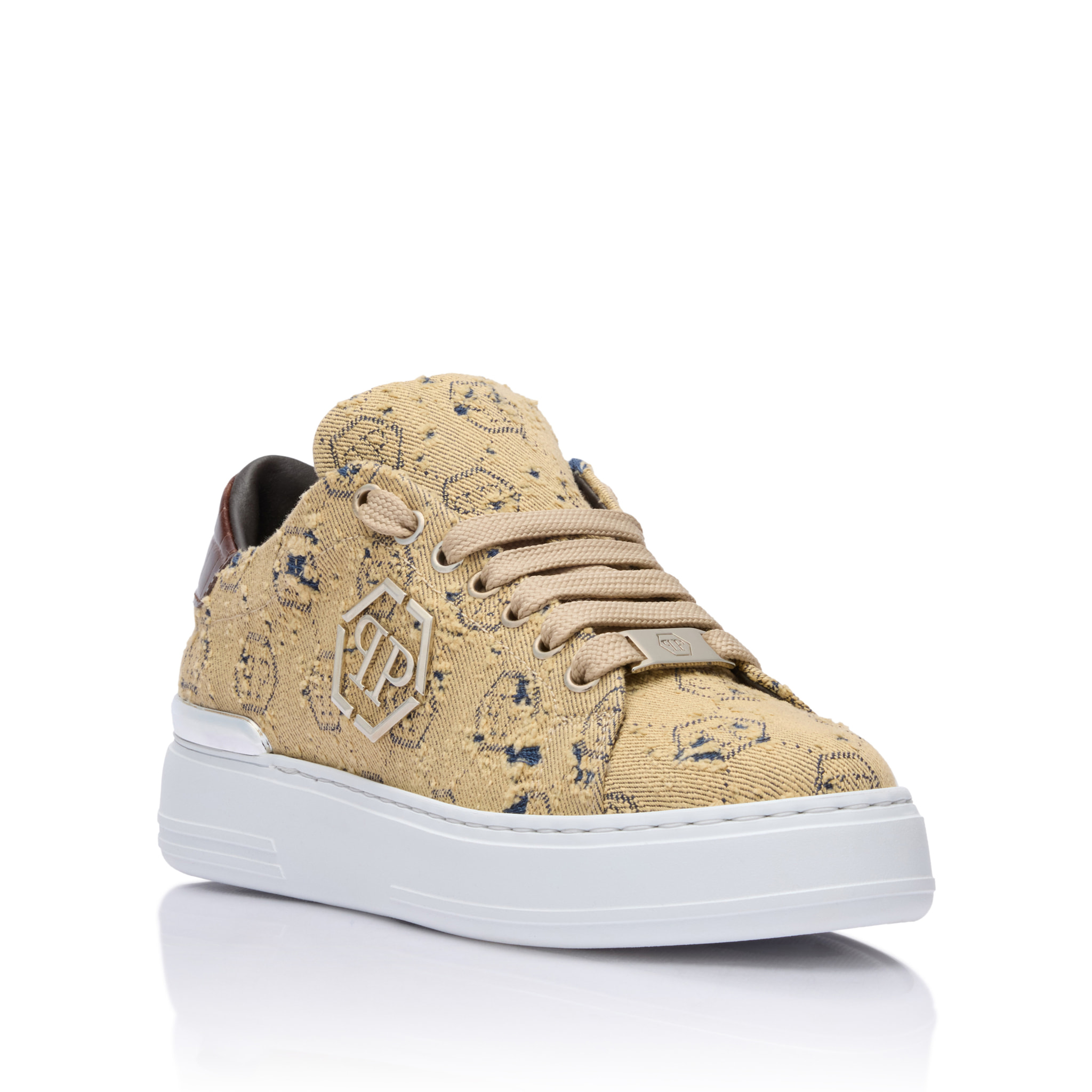 PHILIPP PLEIN Low-Top Sneakers Jacquard Monogram