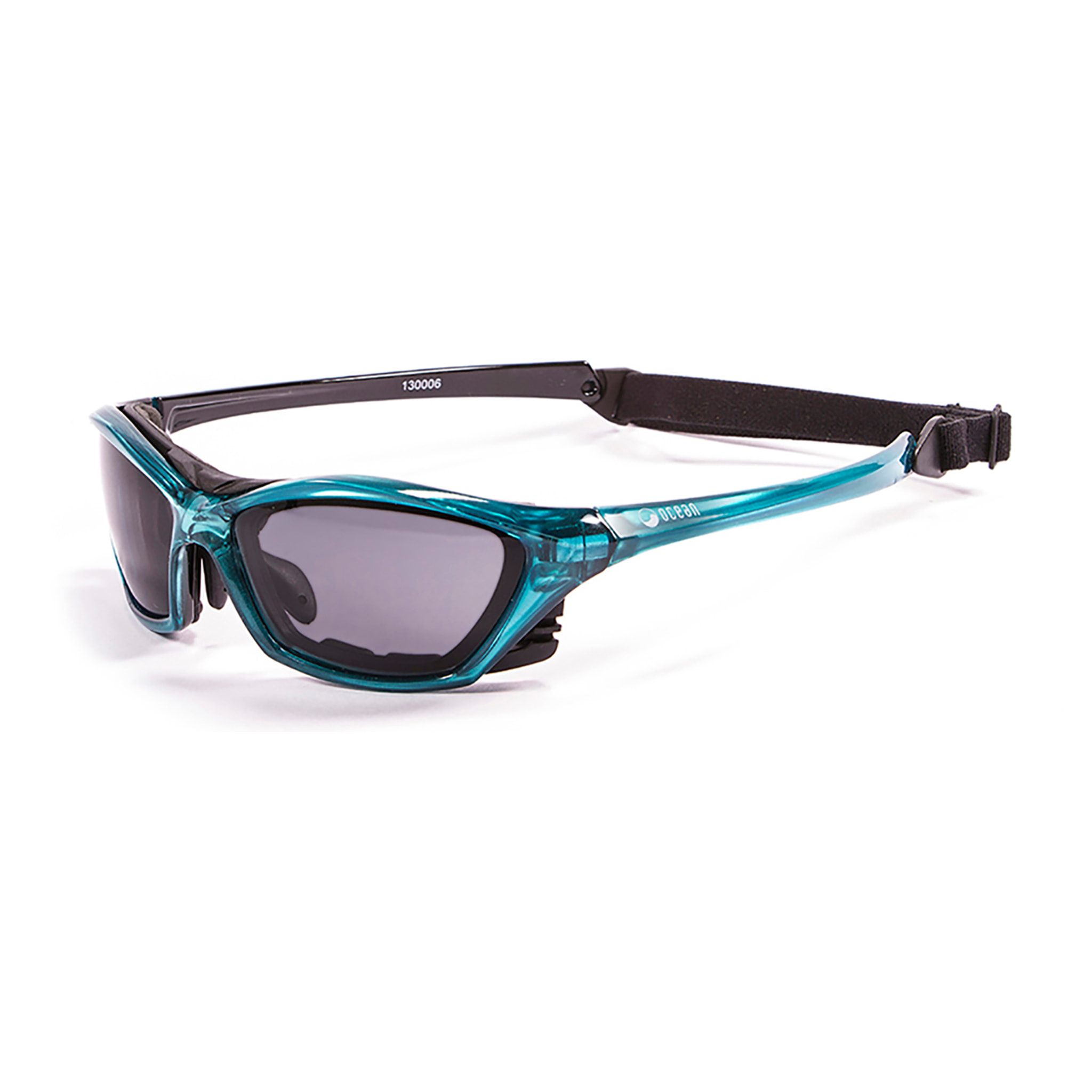 Gafas de deportes acuáticos OCEAN LAKE GARDA - Azul transparente / Ahumada