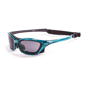 Gafas de deportes acuáticos OCEAN LAKE GARDA - Azul transparente / Ahumada