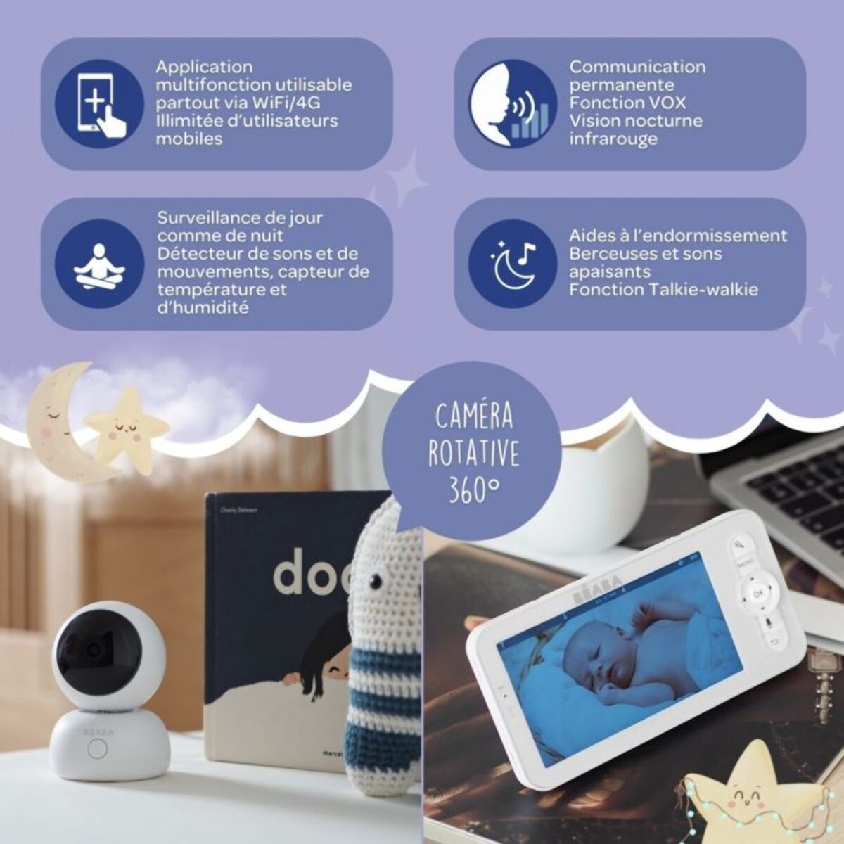 Babyphone BEABA Video Zen Premium