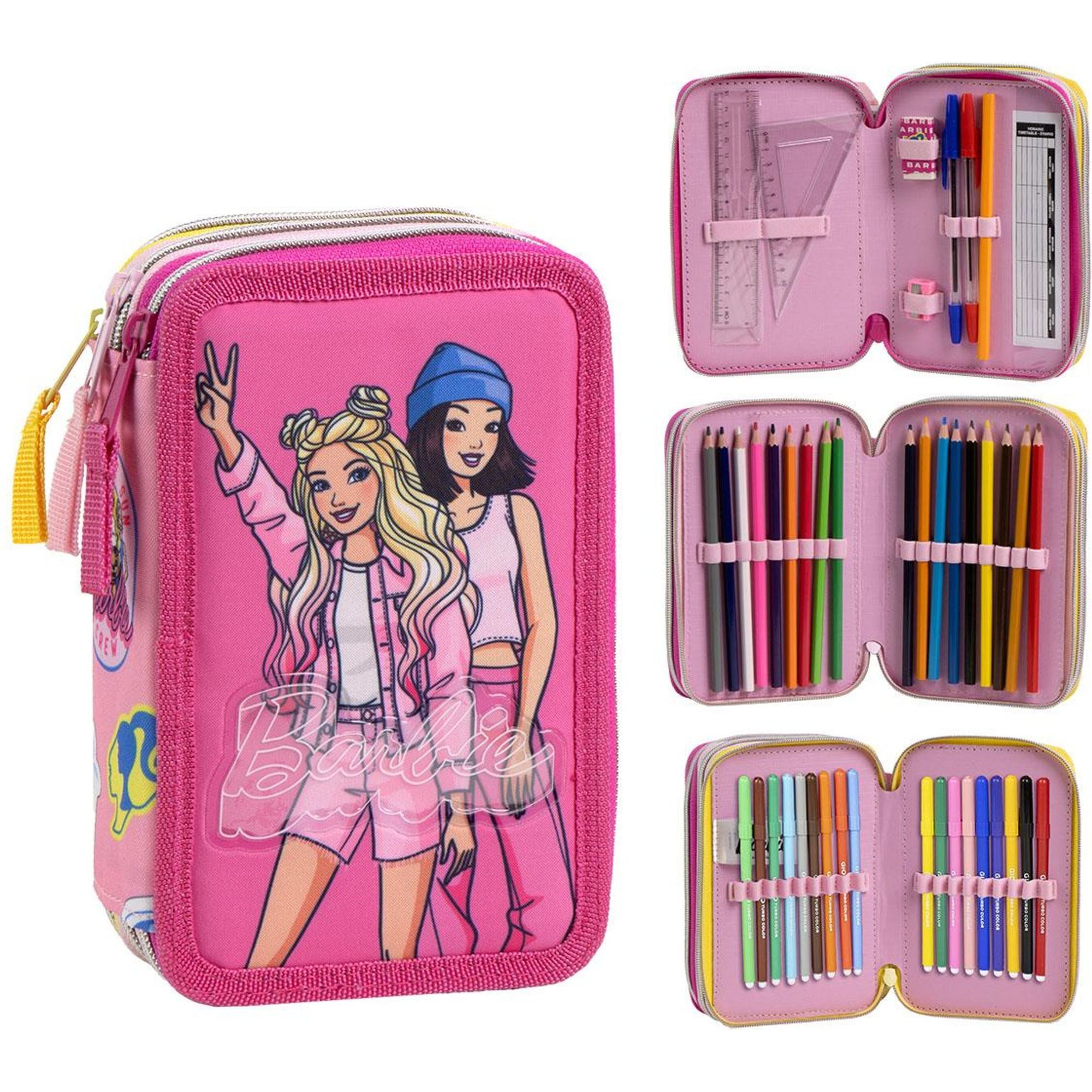 Plumier Con Accesorios Giotto Barbie