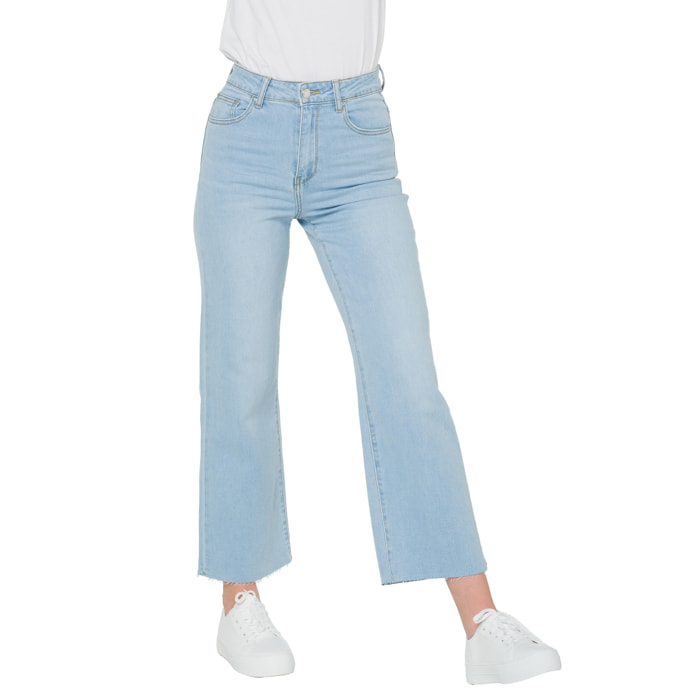 Pantalone denim Hot Buttered Brigitte blu chiaro