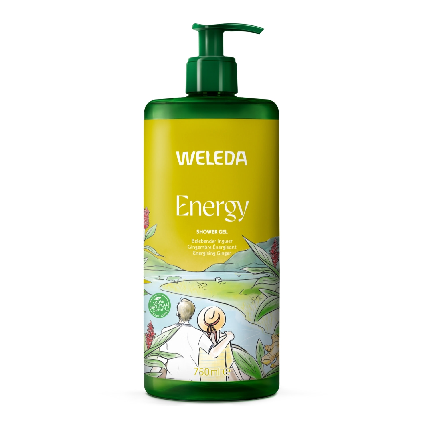 WELEDA - Gel Douche Energy Gingembre Énergisant - 750 ml