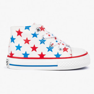 Baby's Stars Canvas Hi-Top Sneakers