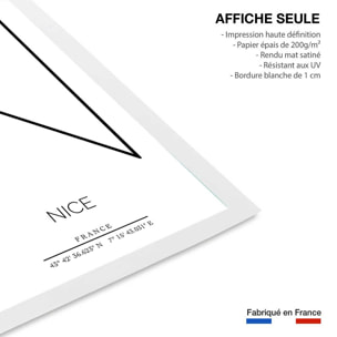 Poster n nice Affiche seule