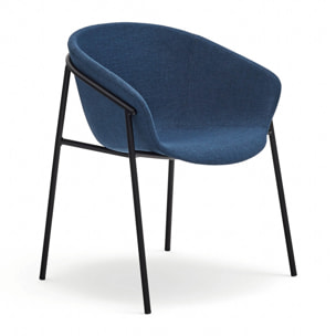 Silla Hug azul oscuro 2P/Caja