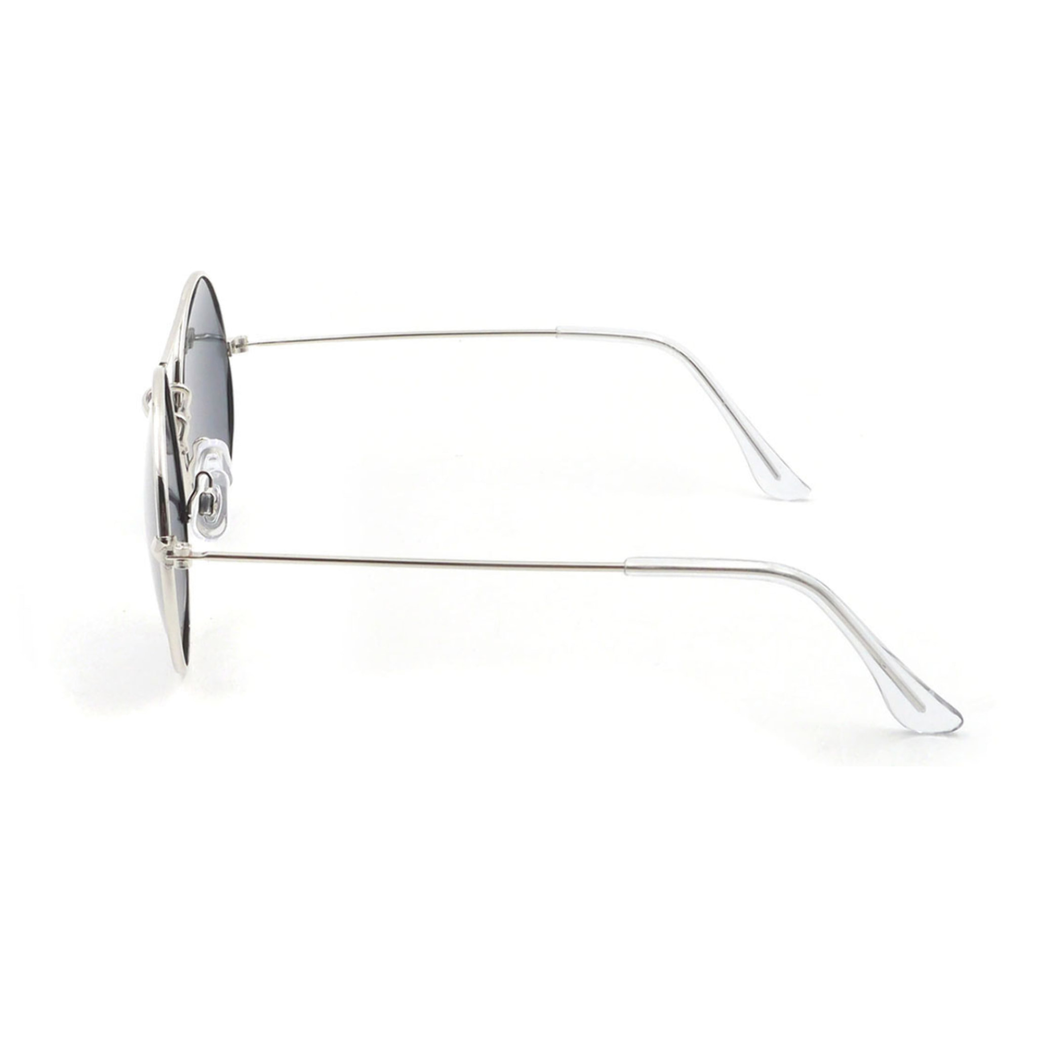 Gafas de sol LENOIR CERCLE - Plata brillante / Ahumada