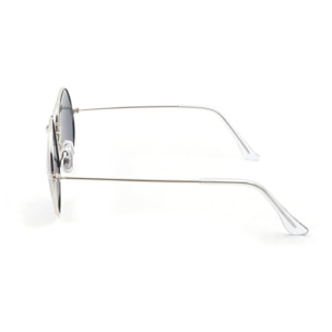 Gafas de sol LENOIR CERCLE - Plata brillante / Ahumada