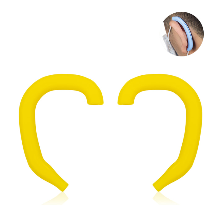 Protettore per orecchie per maschere, in silicone chirurgico