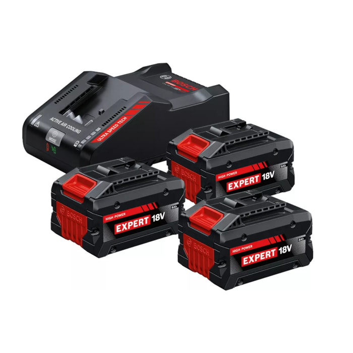 Starter set expert - X3 batterie - 18V -8ah - Chargeur EXAL - 18V - 160 - BOSCH - 0615V0005R