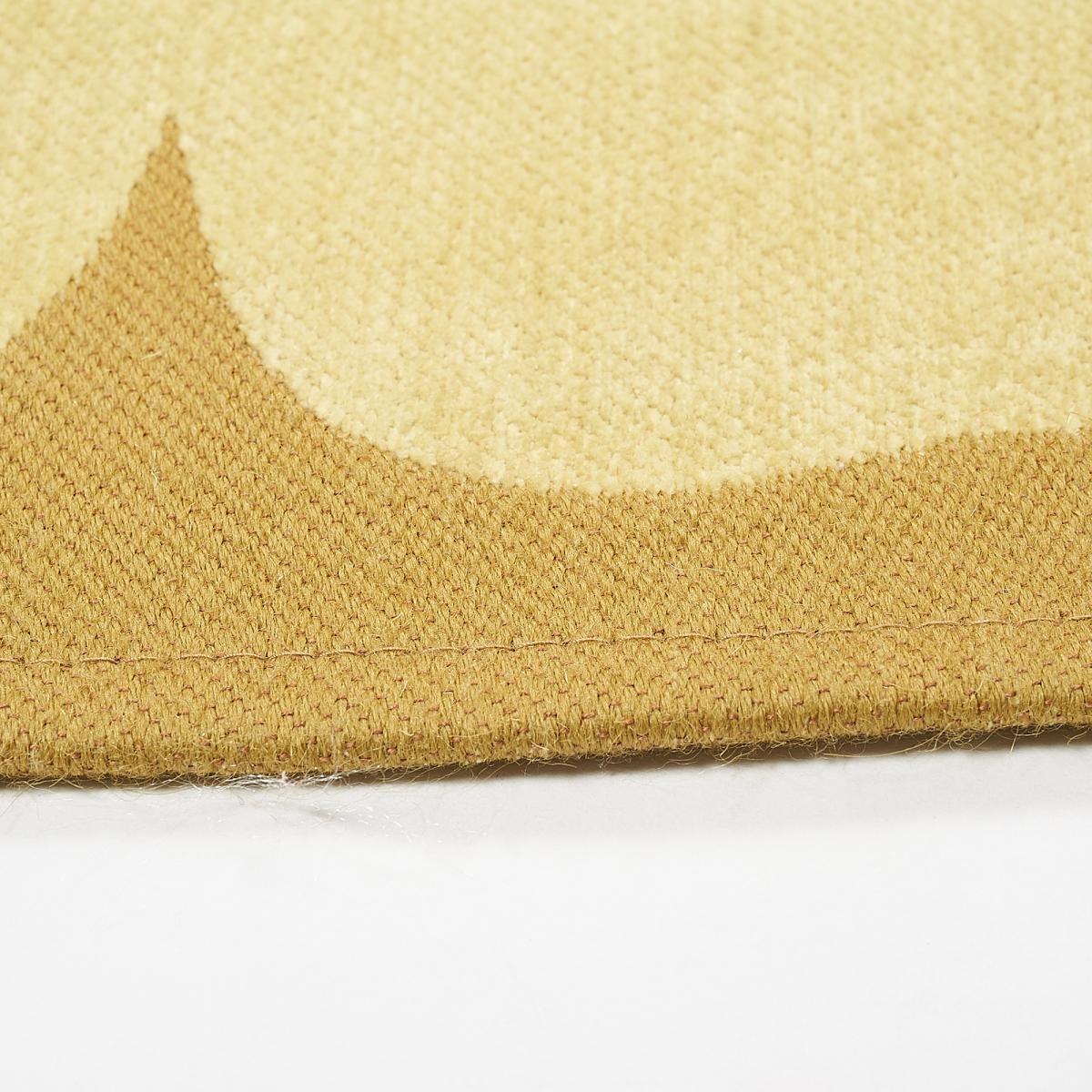 Tapis kilim tissé en coton motif floral JISA