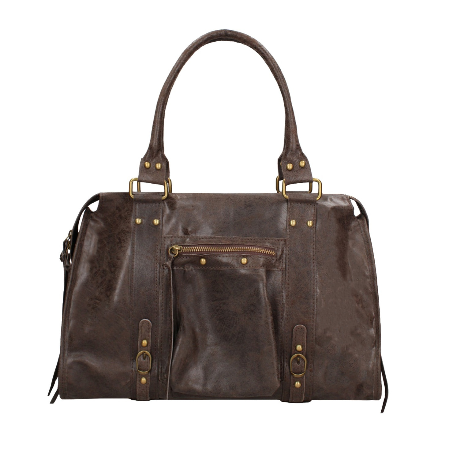Borsa a spalla da donna - Modello Clara - Vera pelle - 41.0 x 28.0 x 13.0 cm