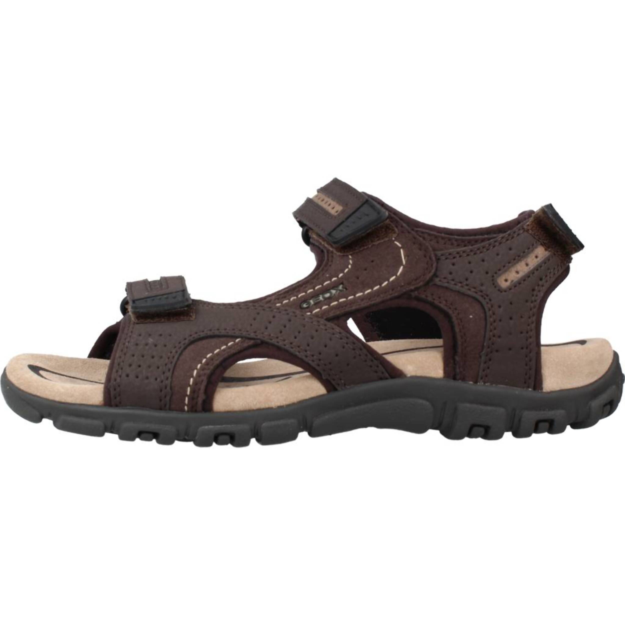 Sandalias Hombre de la marca GEOX  modelo U SANDAL STRADA D MARRON