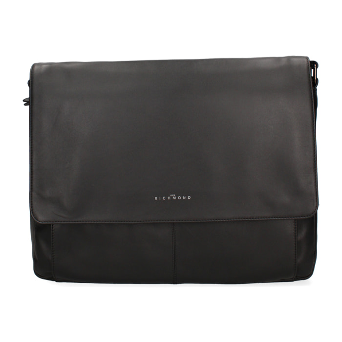 Borsa a spalla da uomo In Vera pelle Made in Italy 37x29x10 cm