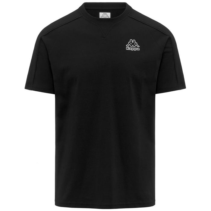T-Shirts & Top Kappa Uomo Logo Gini Nero